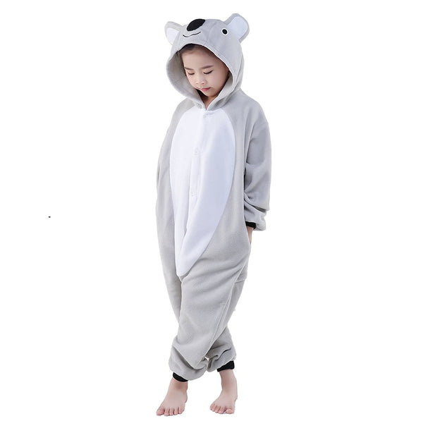 Onesie World Unisex Animal Pyjamas - Koala Kids Onesie (Cosplay / Nightwear / Halloween / Carnival / Novelty Costume)