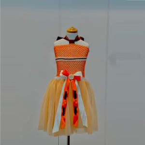 Summer Orange Costume Dress