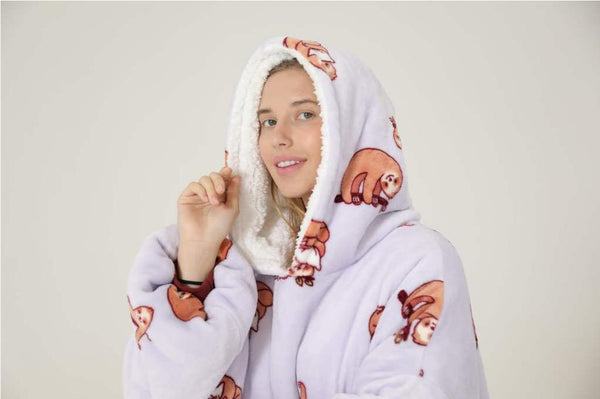 My Snuggy - Large Sloth Hoodie Blanket