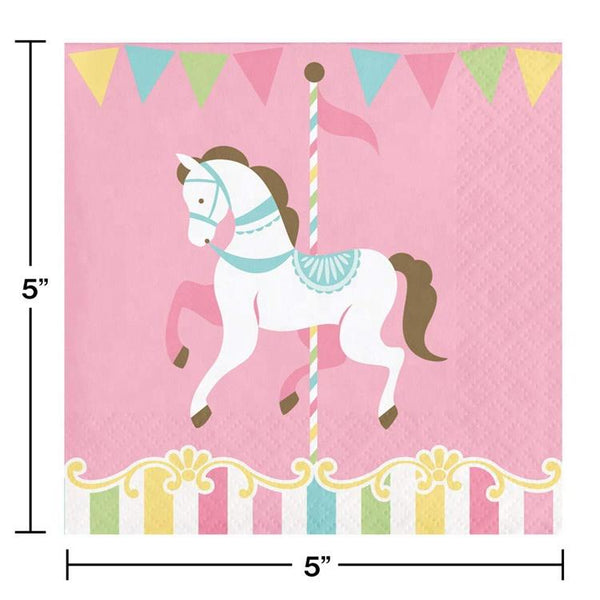 Carousel Theme Birthday Party Cutlery Package
