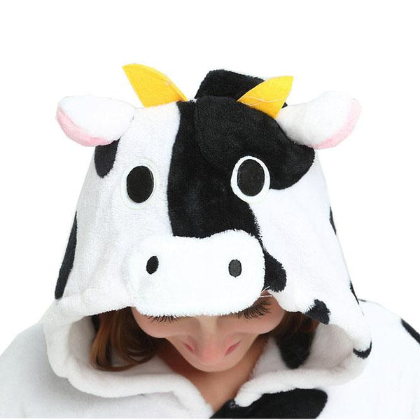 Onesie World Unisex Animal Pyjamas - Cow Adult (Cosplay / Nightwear Halloween Carnival Novelty