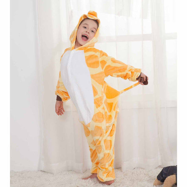 Onesie World Unisex Animal Pyjamas - Giraffe Kids (Cosplay / Nightwear Halloween Carnival Novelty