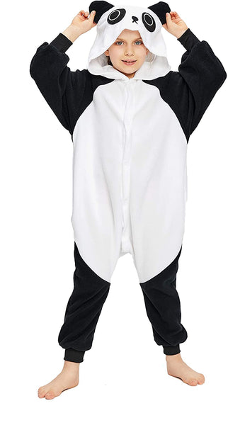 Onesie World Unisex Animal Pyjamas - Panda Kids Onesie (Cosplay / Nightwear / Halloween / Carnival / Novelty Costume)