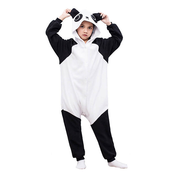 Onesie World Unisex Animal Pyjamas - Panda Kids Onesie (Cosplay / Nightwear / Halloween / Carnival / Novelty Costume)