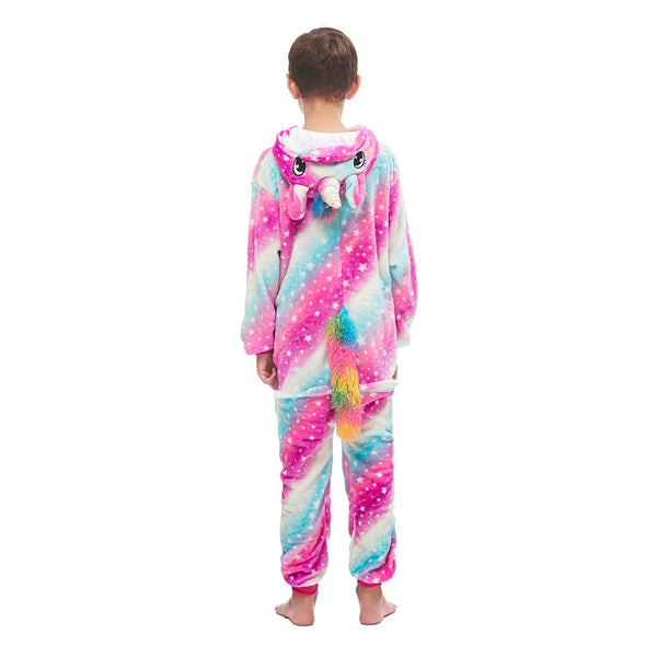 Onesie World Unisex Animal Pyjamas - Galaxy Starry Sky Unicorn Kids (Cosplay / Nightwear Halloween