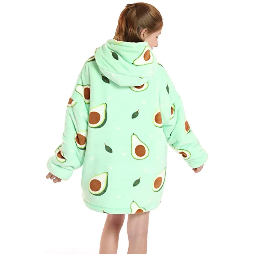 My Snuggy - Small Avocado Hoodie Blanket – Squishy Heaven Australia