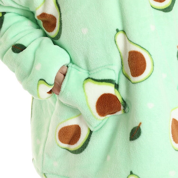 My Snuggy - Small Avocado Hoodie Blanket