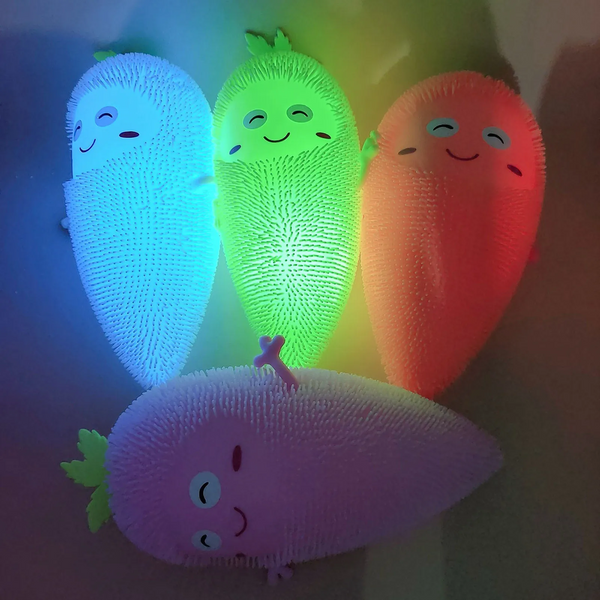 LED Light Radish Squishy