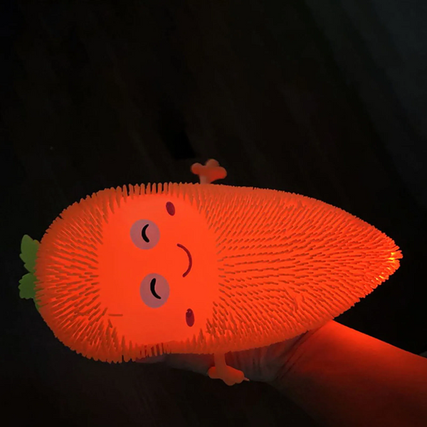 LED Light Radish Squishy