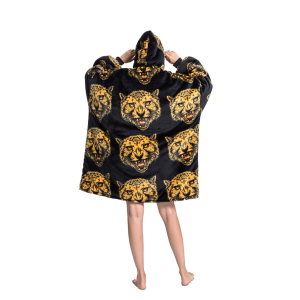 My Snuggy - Large Leopard Hoodie Blanket