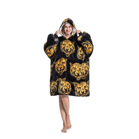 My Snuggy - Large Leopard Hoodie Blanket