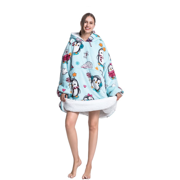 My Snuggy - Large Penguin Hoodie Blanket