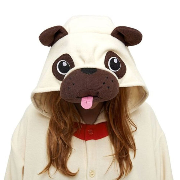 Onesie World Unisex Animal Pyjamas - Pug Dog Kids Onesie (Cosplay / Nightwear / Halloween / Carnival / Novelty Costume)