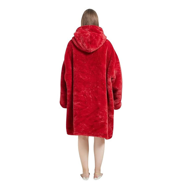 My Snuggy - Large Red Hoodie Blanket
