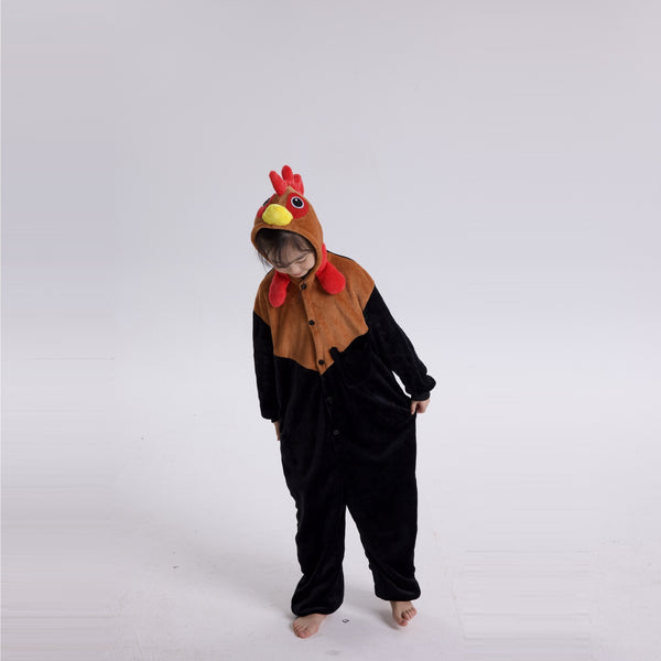 Onesie World Unisex Animal Pyjamas - Rooster Kids Onesie (Cosplay / Nightwear / Halloween / Carnival / Novelty Costume)