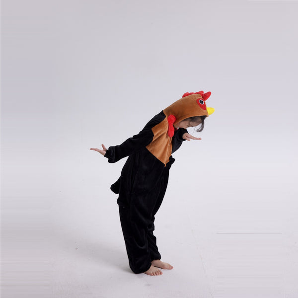 Onesie World Unisex Animal Pyjamas - Rooster Kids Onesie (Cosplay / Nightwear / Halloween / Carnival / Novelty Costume)