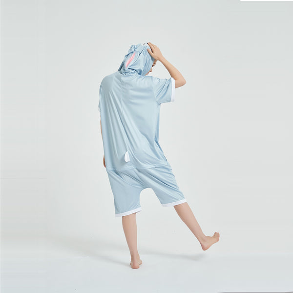 Onesie World Unisex Animal Summer Pyjamas - Bunny Adult Summer Onesie (Book-week / Nightwear / Halloween / Pyjama Days)