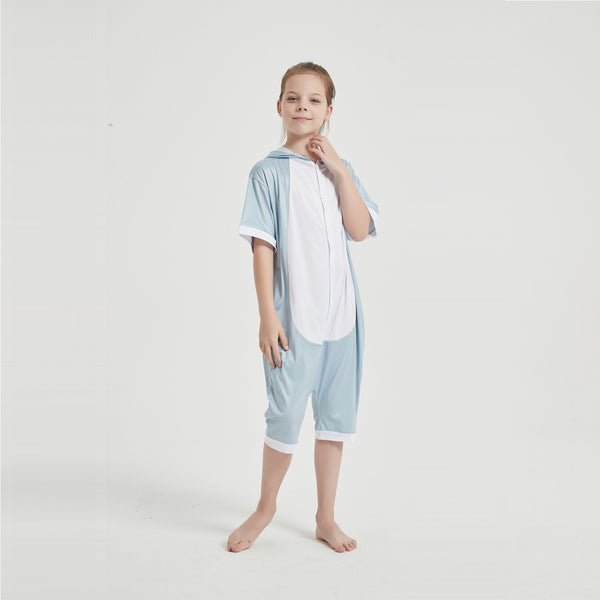 Onesie World Unisex Animal Summer Pyjamas - Bunny Kids Summer Onesie (Book-week / Nightwear / Halloween / Pyjama Days)