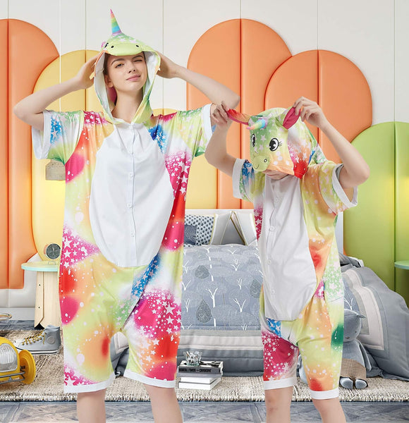 Onesie World Unisex Animal Summer Pyjamas - Yellow Bright Sky Adult Summer Onesie (Book-week / Nightwear / Halloween / Pyjama Days)