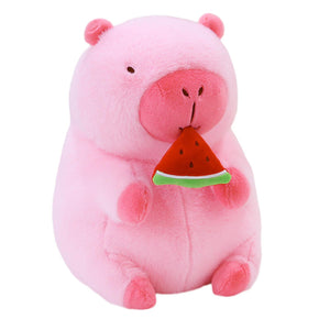 Capybara Eating Watermelon Plush Toy