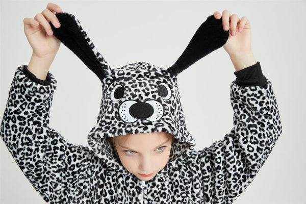 Onesie World Unisex Animal Pyjamas - Dalmatian Dog Kids Onesie (Cosplay / Nightwear / Halloween / Carnival / Novelty Costume)
