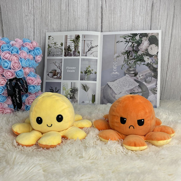 Reversible Octopus Plushies With LED Light