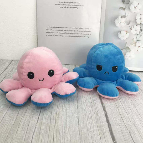 Reversible Octopus Plushies With LED Light
