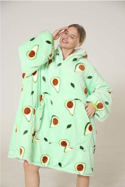 My Snuggy - Large Avocado Hoodie Blanket