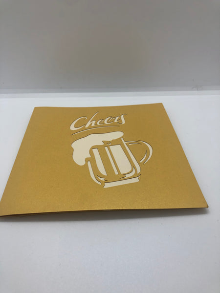 Pop-up Card _ Beer Cup