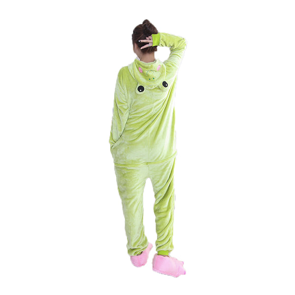 Onesie World Unisex Animal Pyjamas - Frog Adult Onesie (Cosplay / Nightwear / Halloween / Carnival / Novelty Costume)