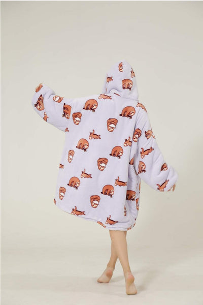 My Snuggy - Large Sloth Hoodie Blanket