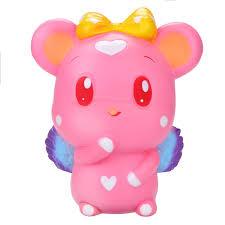 Angel Mouse Squishy Pink Squishies