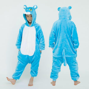 Onesie World Unisex Animal Pyjamas - Blue Panther Kids (Cosplay / Nightwear Halloween Carnival