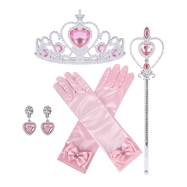 Pink Princess Costume Accessories - 4 Pieces
