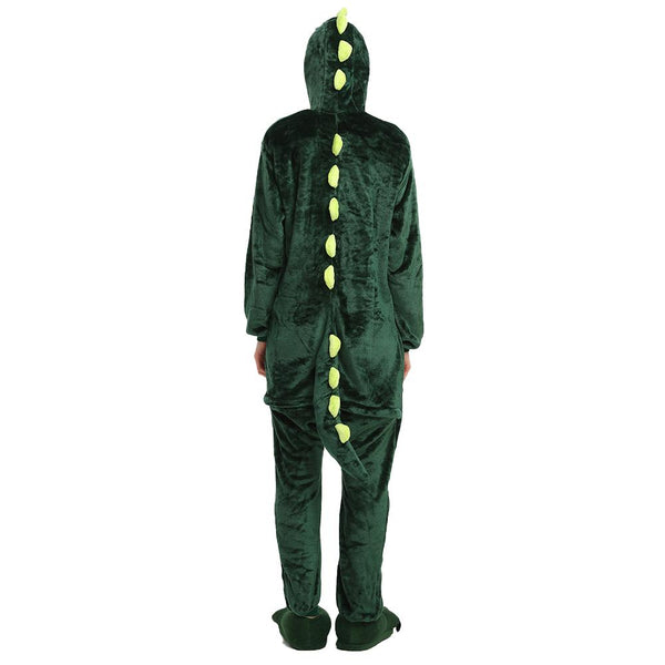 Onesie World Unisex Animal Pyjamas - Green Dinosaur Adult (Cosplay / Nightwear Halloween Carnival