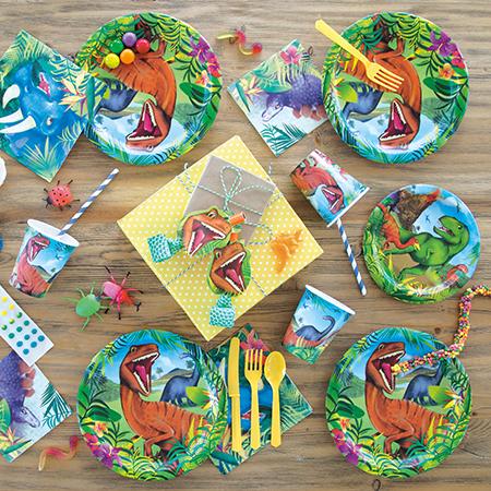 Dinosaur Theme Birthday Party Cutlery Package (#Type B)