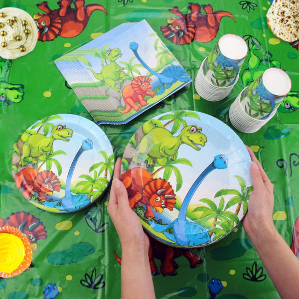 Dinosaur Theme Birthday Party Tableware Package (#Type A)