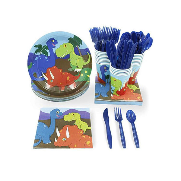 Dinosaur Theme Birthday Party Cutlery Package (#Type A)