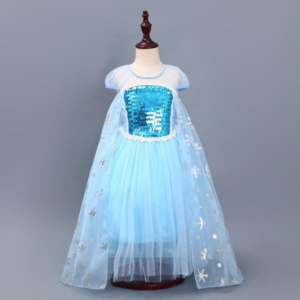 Blue Princess Costume Dress Set (Including 5 Pieces) Onesies