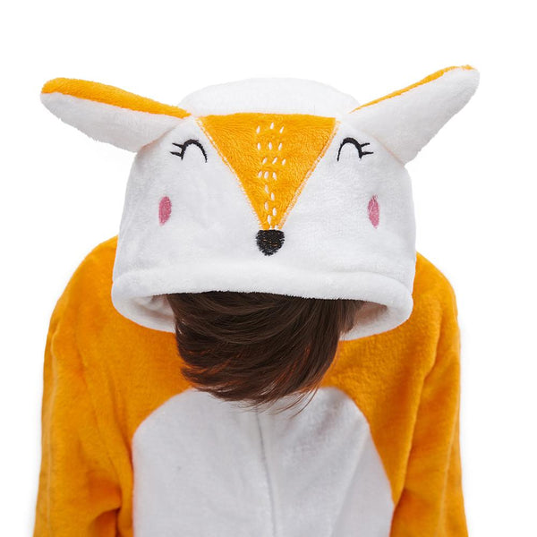 Onesie World Unisex Animal Pyjamas - Orange Fox Kids (Cosplay / Nightwear Halloween Carnival Novelty