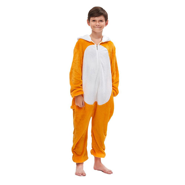 Onesie World Unisex Animal Pyjamas - Orange Fox Kids (Cosplay / Nightwear Halloween Carnival Novelty