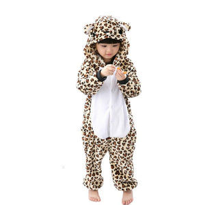 Onesie World Unisex Animal Pyjamas - Leopard Kids (Cosplay / Nightwear Halloween Carnival Novelty