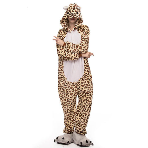 Onesie World Unisex Animal Pyjamas - Leopard Adult (Cosplay / Nightwear Halloween Carnival Novelty