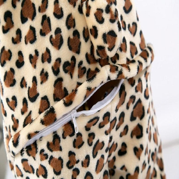 Onesie World Unisex Animal Pyjamas - Leopard Kids (Cosplay / Nightwear Halloween Carnival Novelty