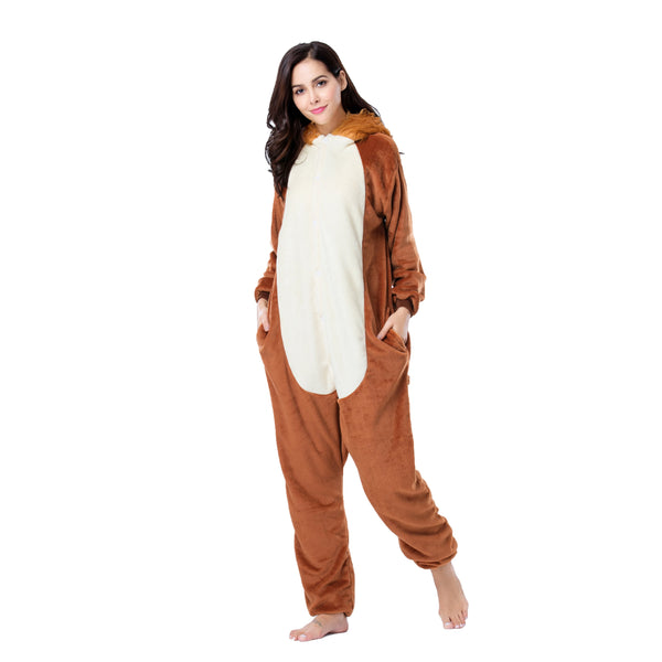 Onesie World Unisex Animal Pyjamas - Lion Adult (Cosplay / Nightwear Halloween Carnival Novelty