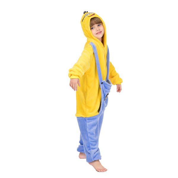 Onesie World Unisex Animal Pyjamas - Minion Kids (Cosplay / Nightwear Halloween Carnival Novelty
