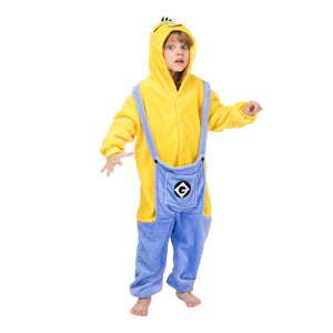 Onesie World Unisex Animal Pyjamas - Minion Kids (Cosplay / Nightwear Halloween Carnival Novelty