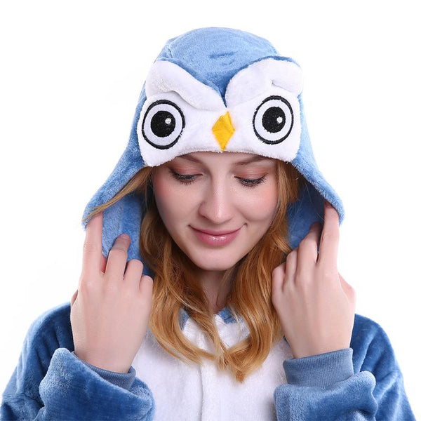 Onesie World Unisex Animal Pyjamas - Owl Adult (Cosplay / Nightwear Halloween Carnival Novelty