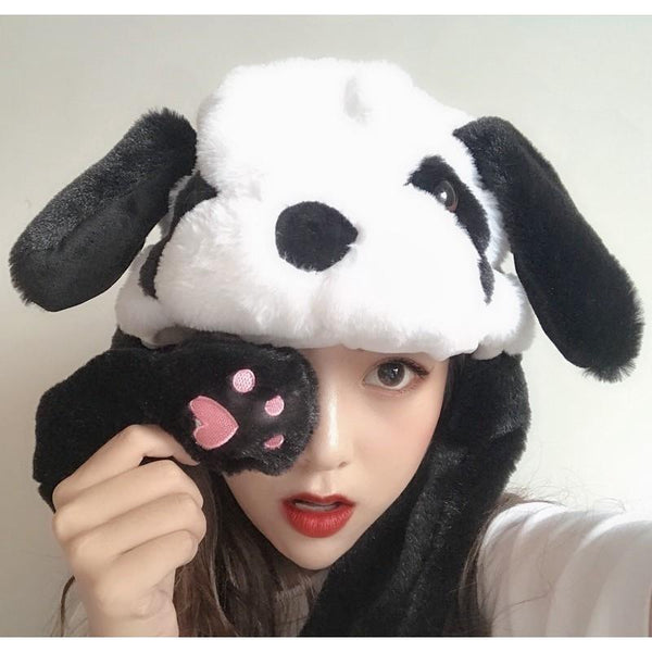 Cute Movable / Jumping Dancing - Ear Panda Funny Hat With Led Light Animal Hats