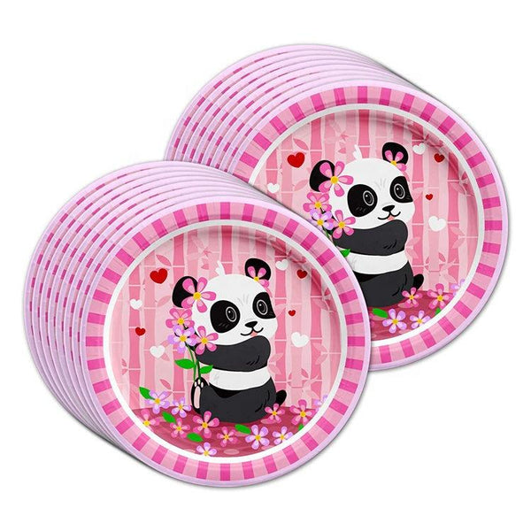 Panda Theme Birthday Party Cutlery Package